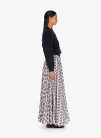 Pull large en cachemire feutré - Nuit