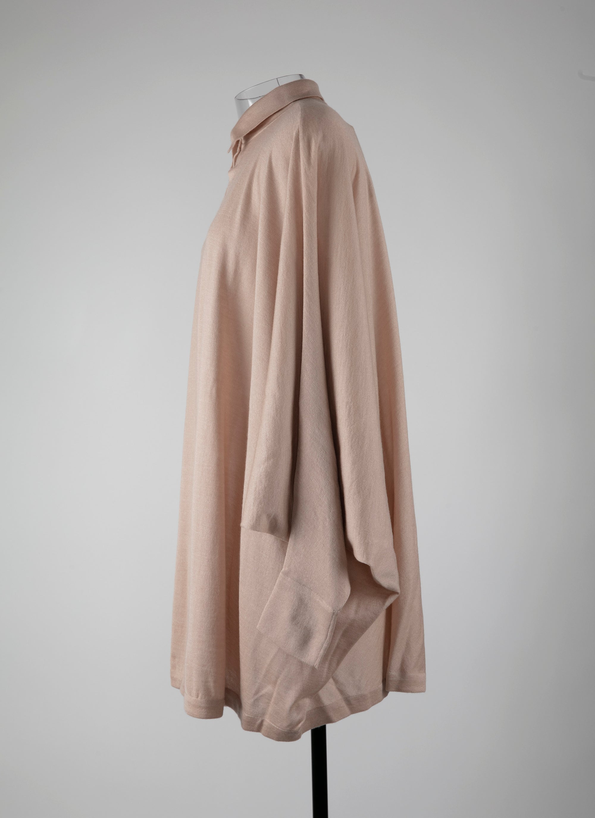 Wide cashmere shirt - Sand
