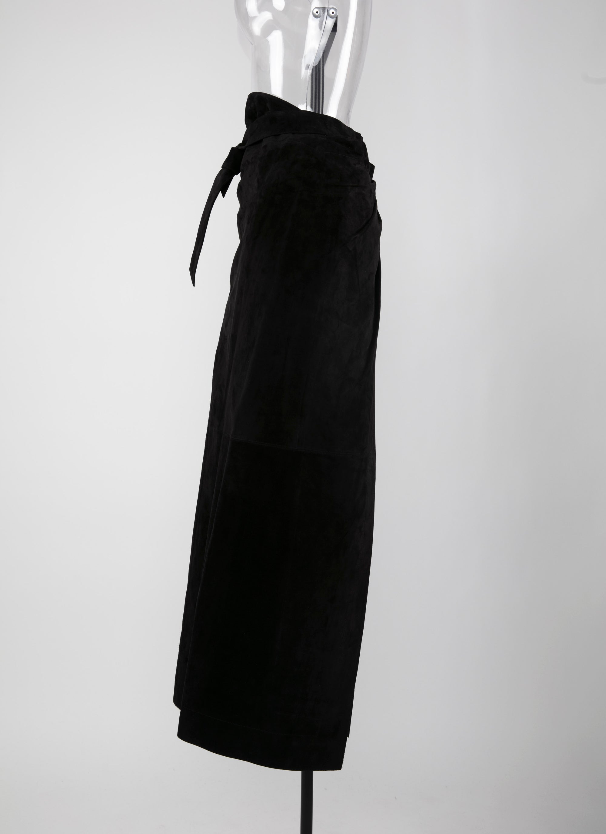 Jupe édition 1984 en cuir suede - Noir