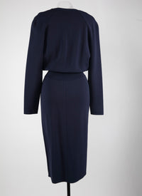 Long-sleeved pencil dress, 1988 edition - Night