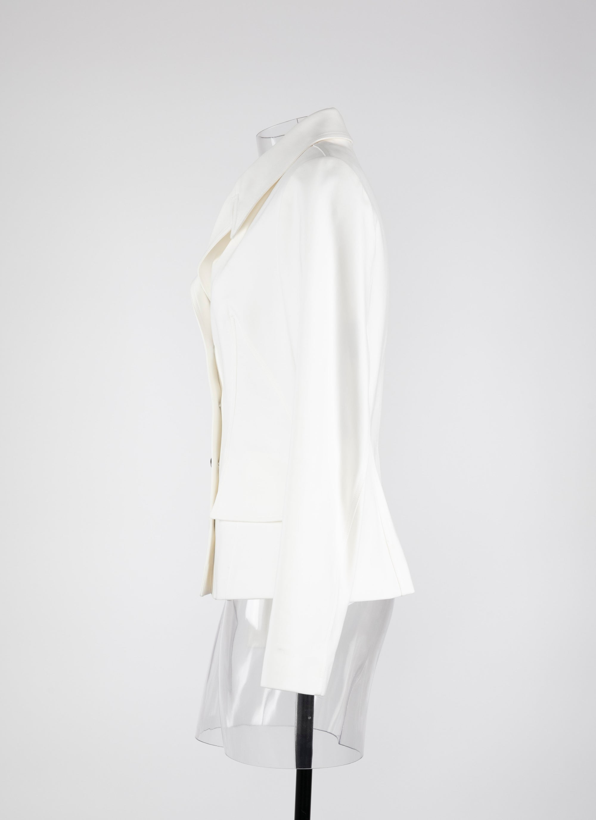 Veste en toile - Blanc Nacre