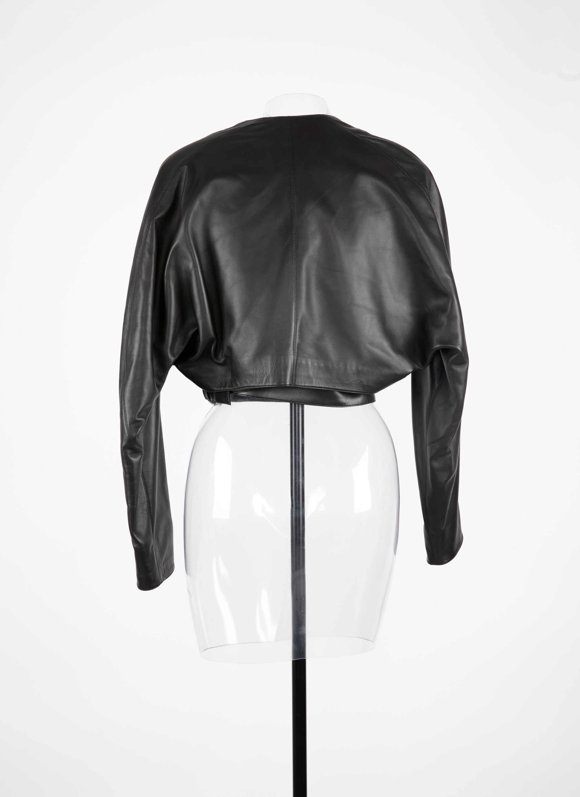 Veste en cuir - Noir