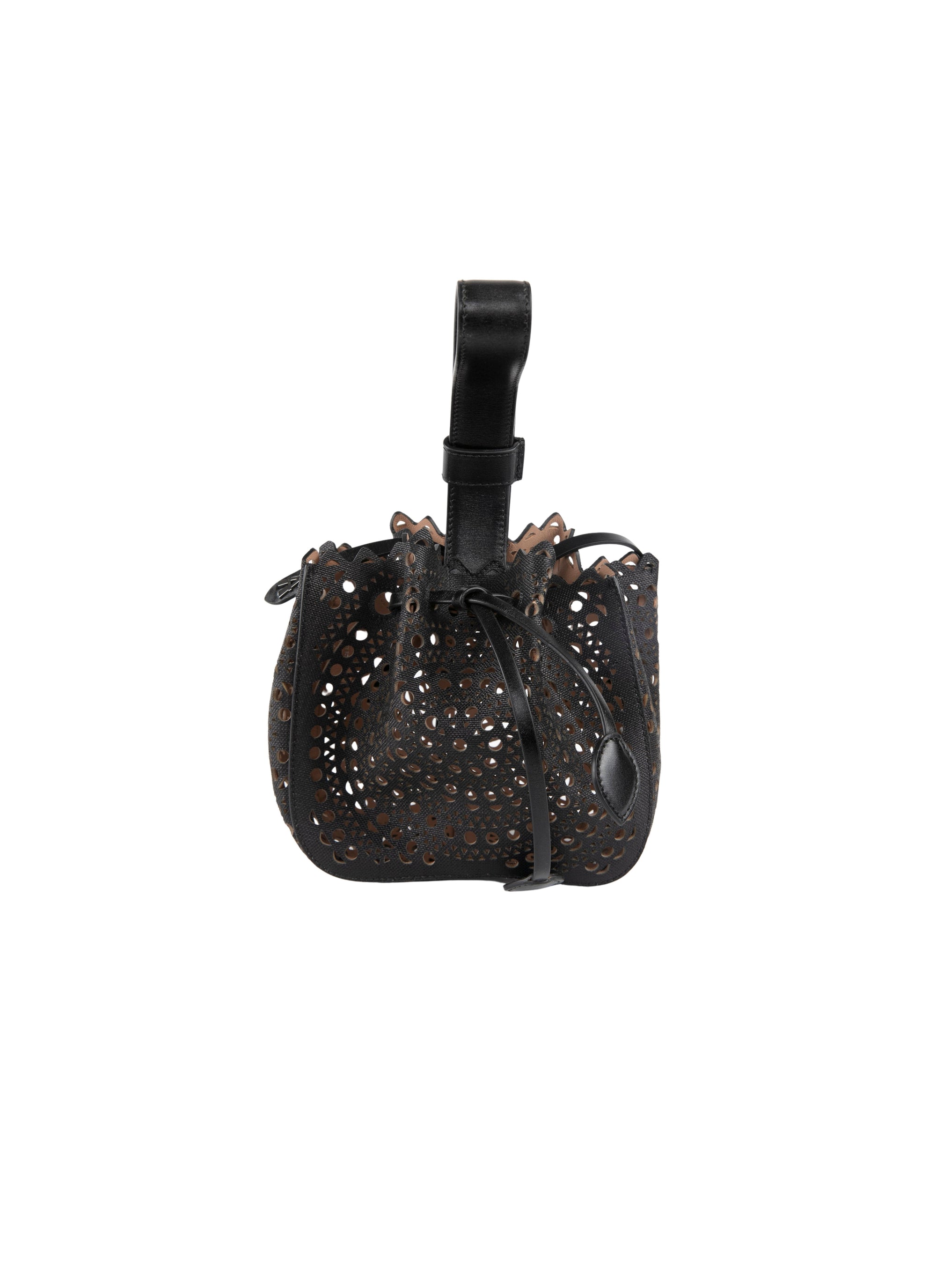 Sac Rose Marie ajouré - Noir & Noir