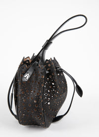 Sac Rose Marie ajouré - Noir & Noir