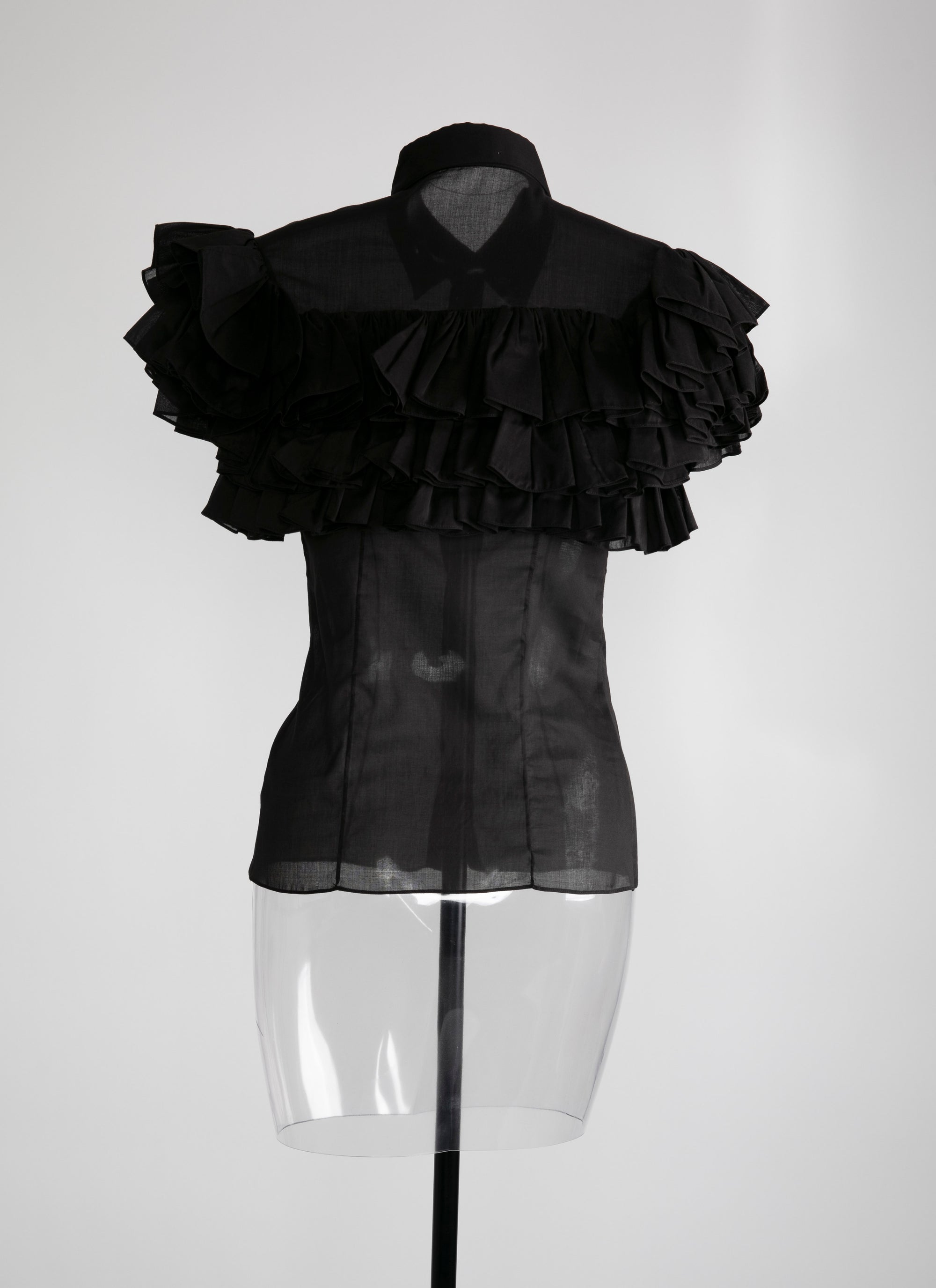 Chemise Mussola - Noir