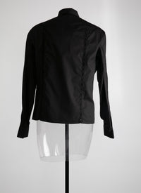 Chemise en popeline - Noir