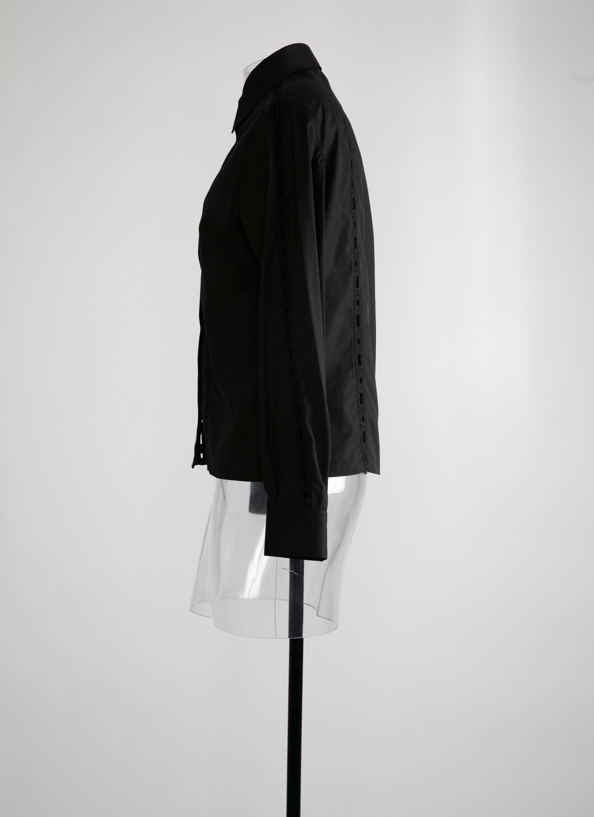 Chemise en popeline - Noir