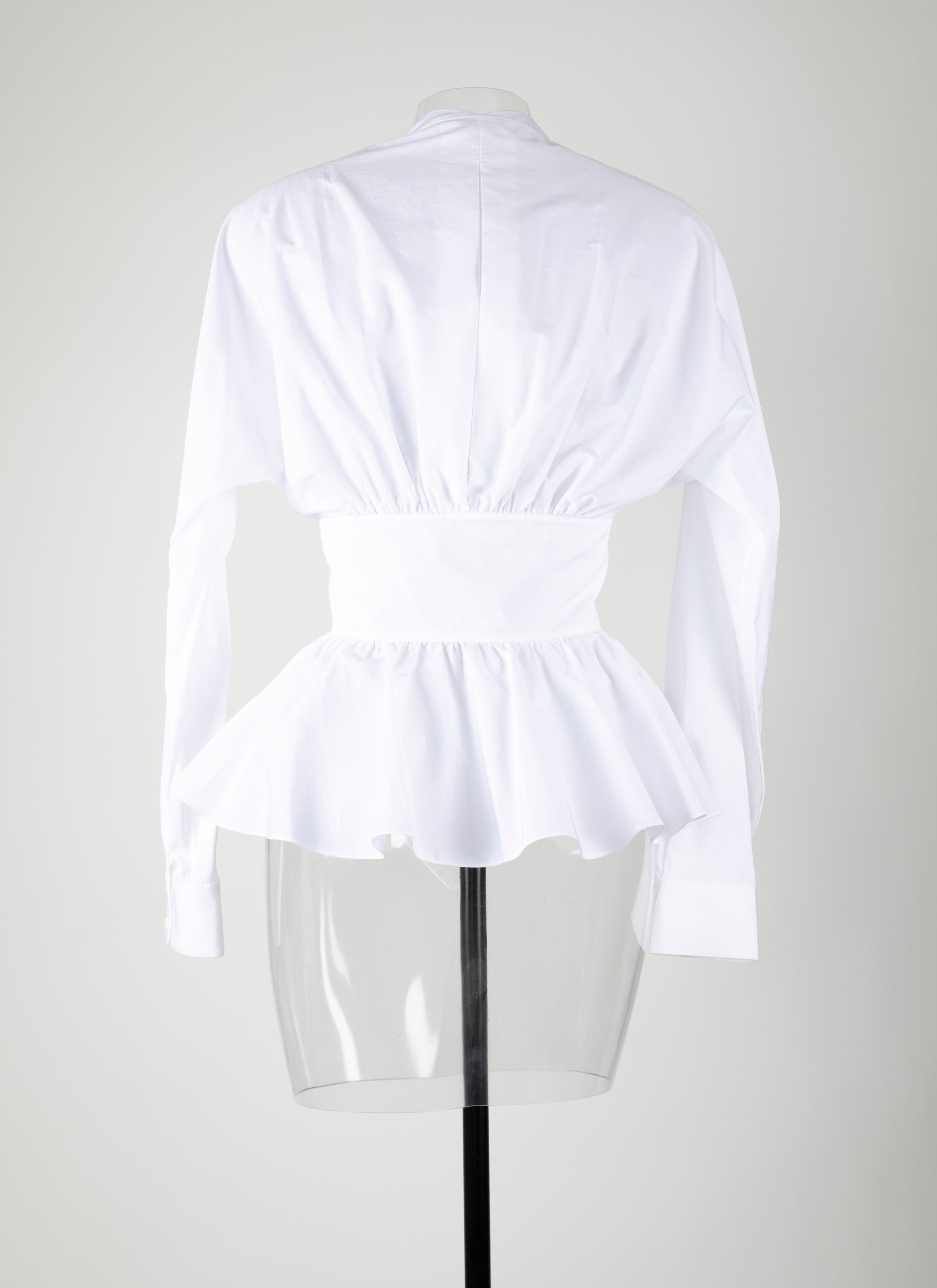 Chemise corset noué - Blanc