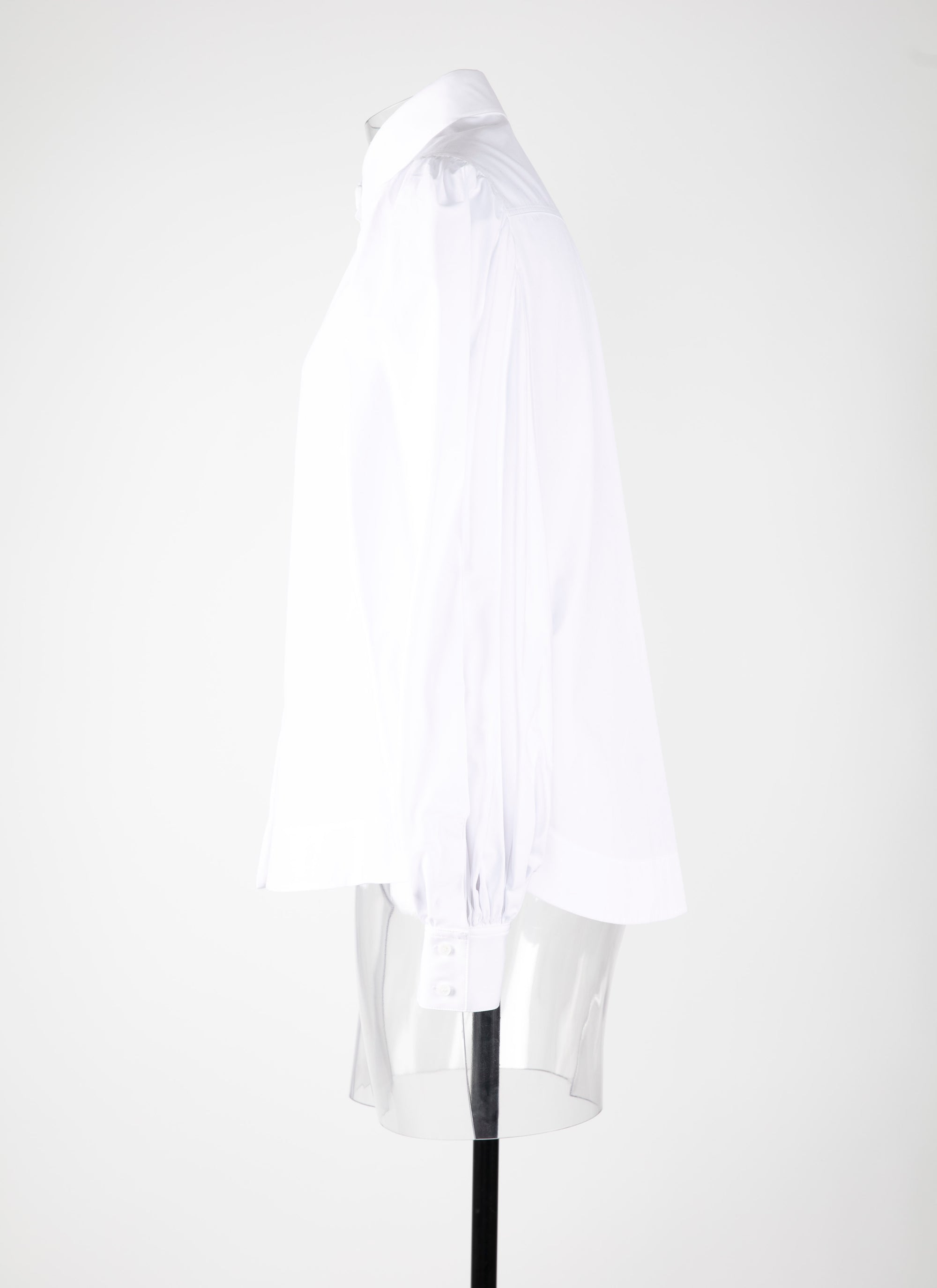 Chemise à manches bouffantes - Blanc