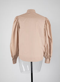 Chemise à manches bouffantes - Vanille