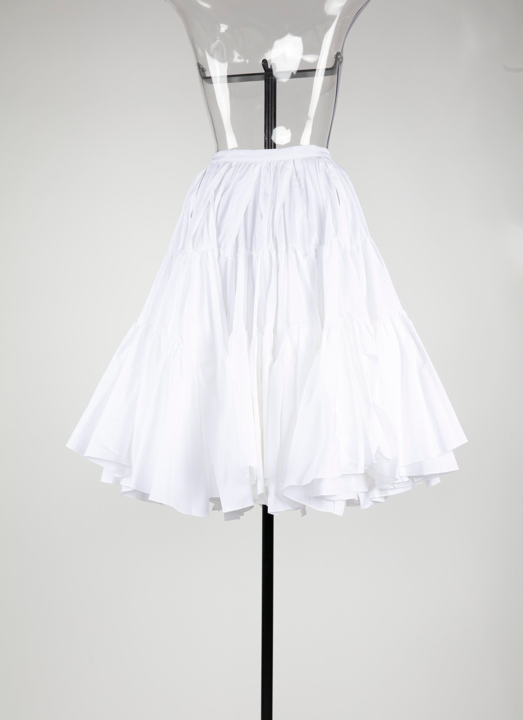 Jupe en popeline - Blanc