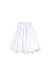 Jupe en popeline - Blanc