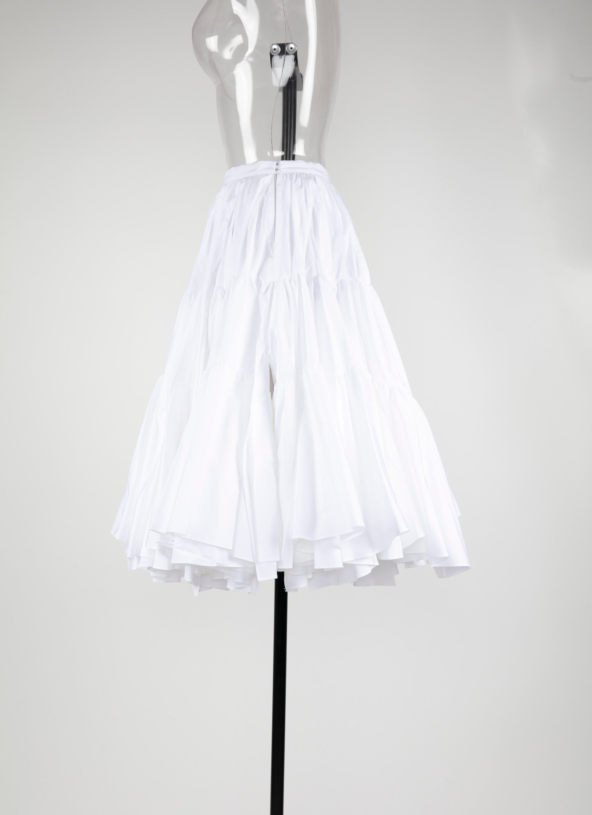 Jupe en popeline - Blanc