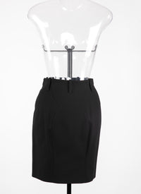 Canvas skirt - Black