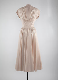 Robe midi - Vanille