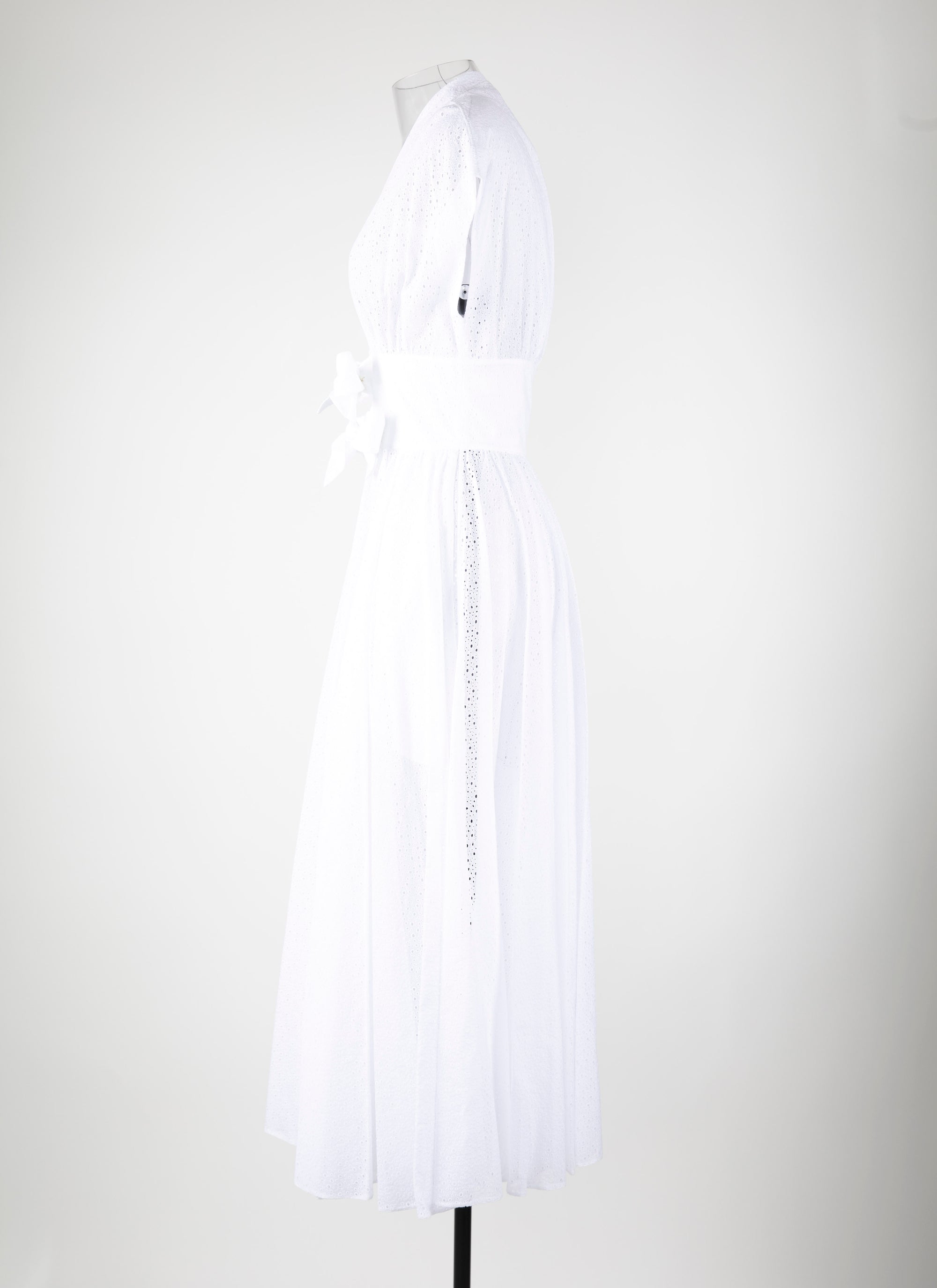 Belted midi dress - Snow White