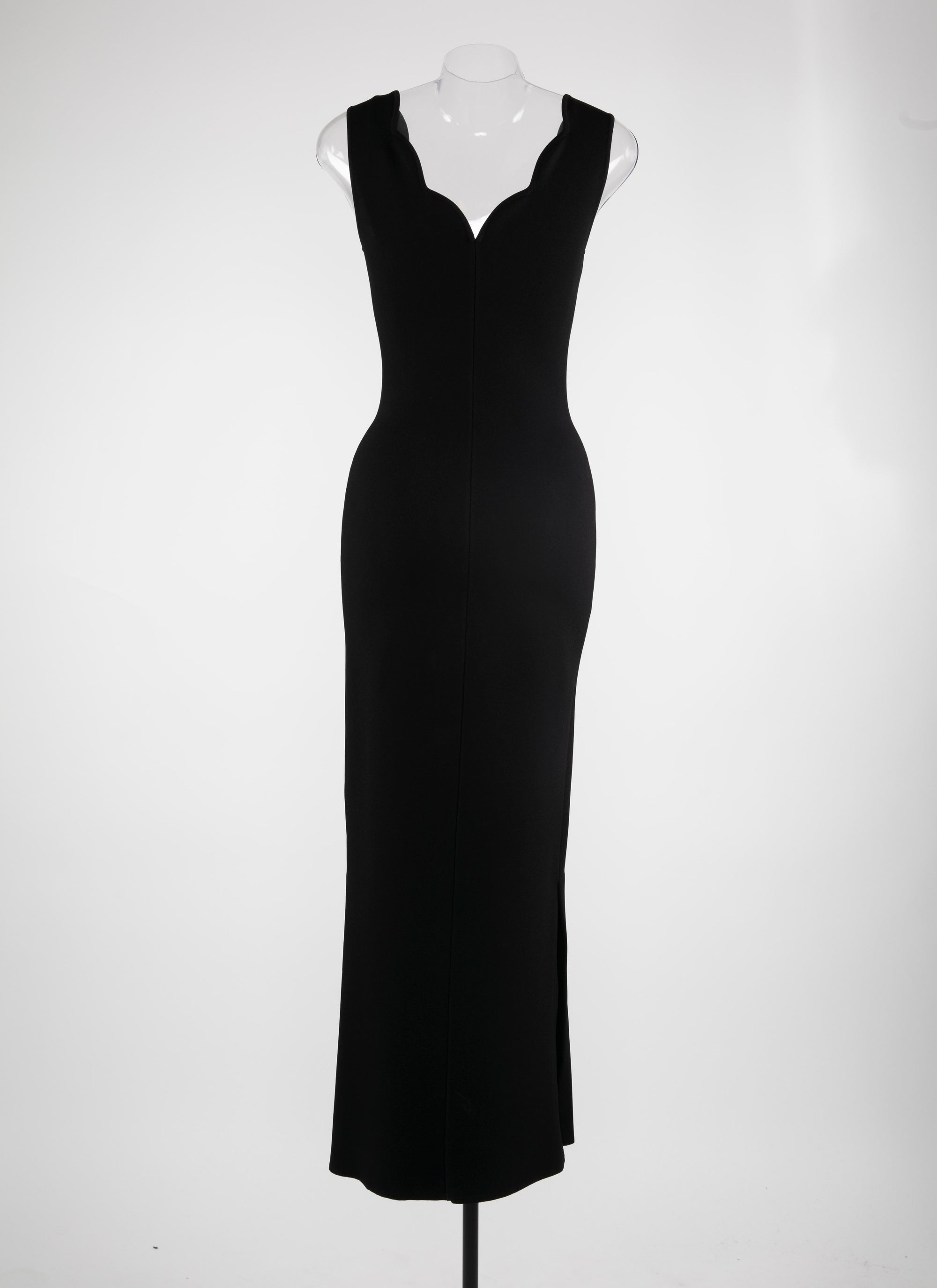 Robe sans manches Vénus en maille - Noir