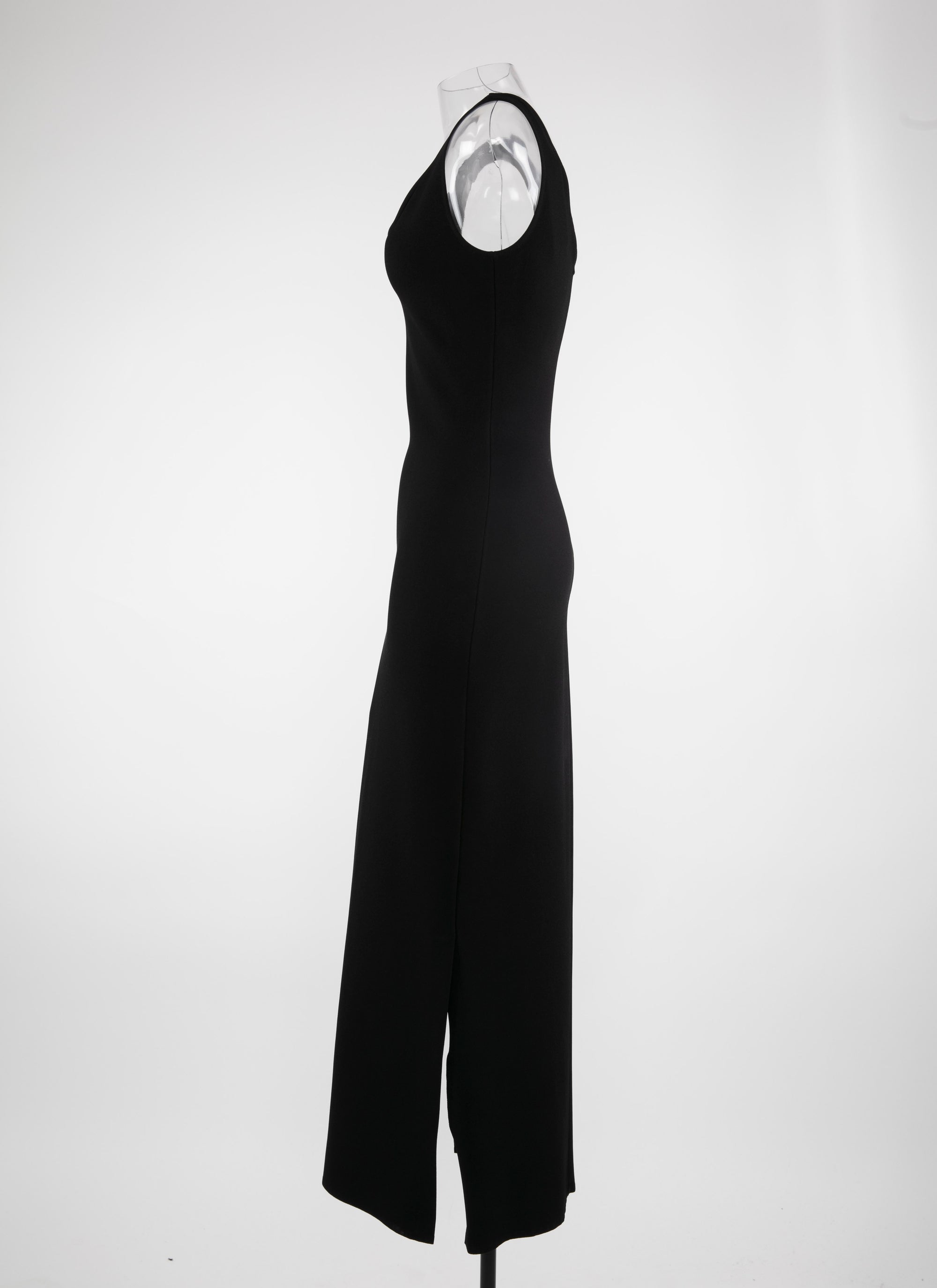 Robe sans manches Vénus en maille - Noir