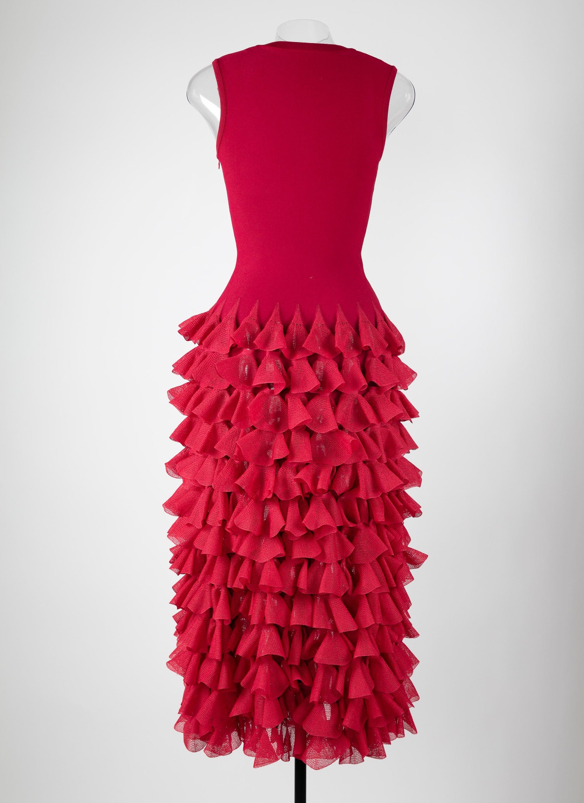 Knitted ruffled maxi dress - Petunia