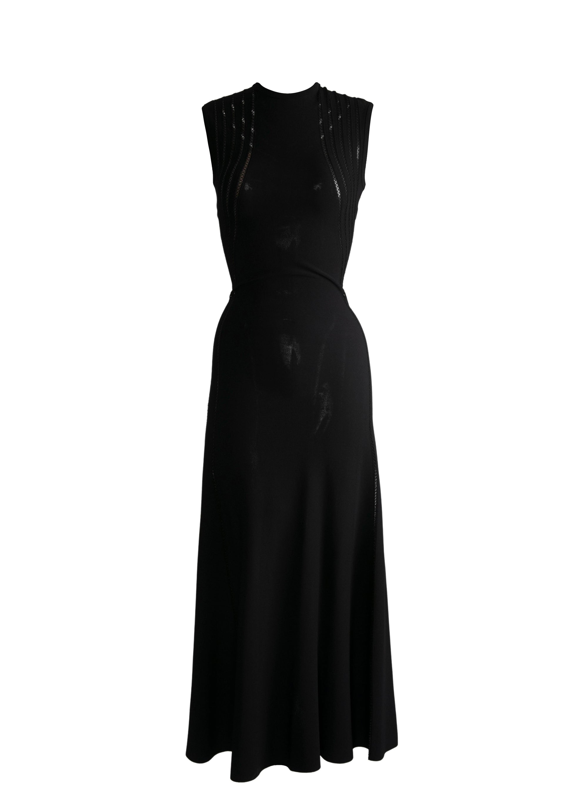 Flowing maxi dress - Black