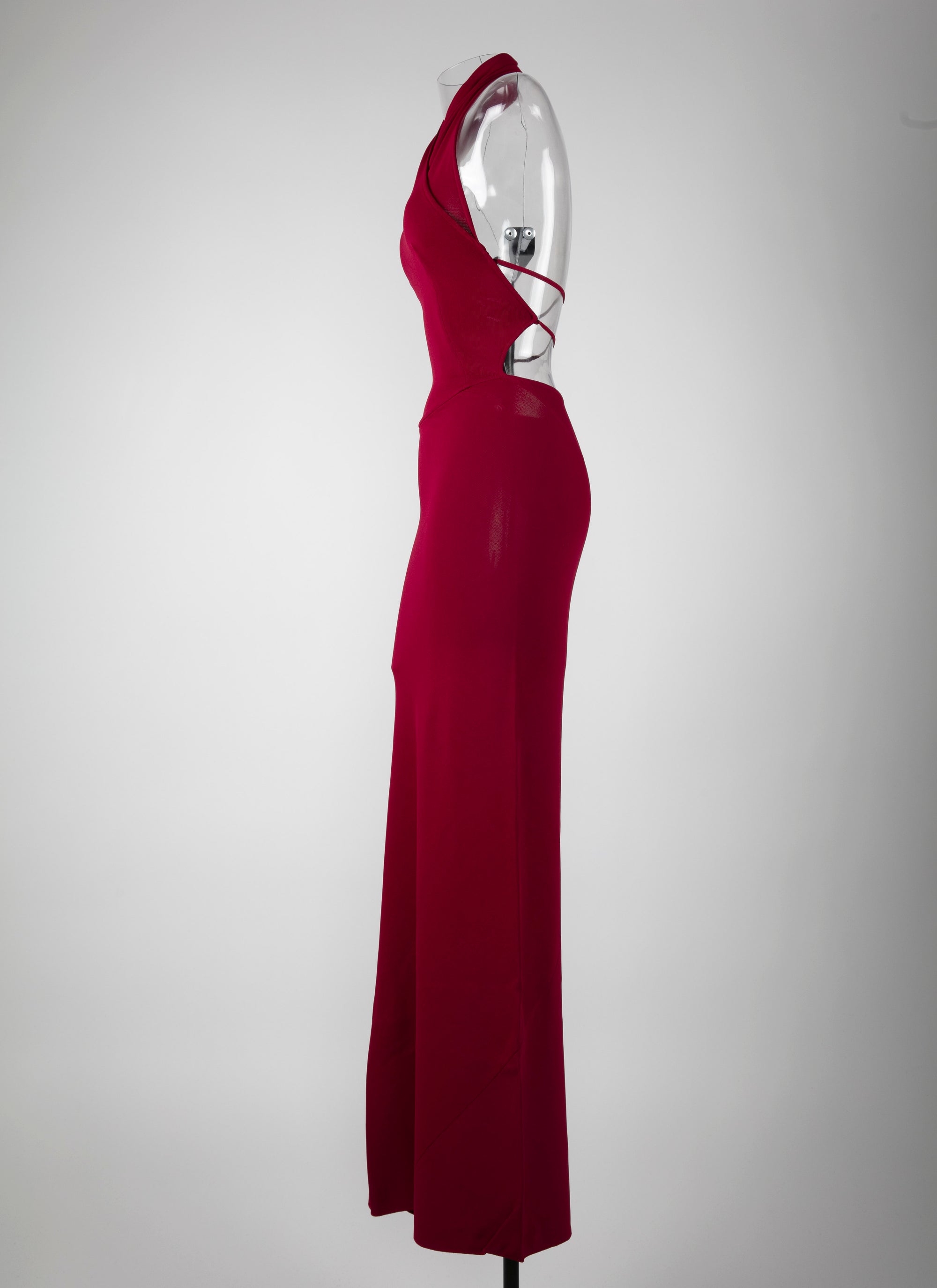 Robe sirène dos nu - Magenta