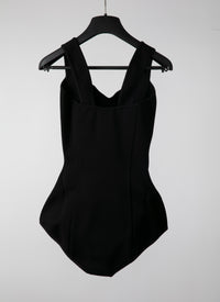 Venus sleeveless bodysuit - Black