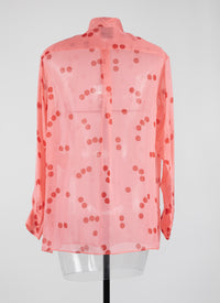 Chemise classique en soie - Rose