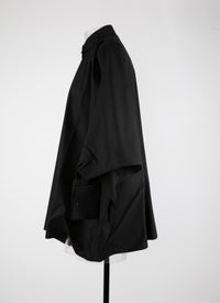 Chemise oversize - Noir