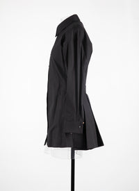 Japanese poplin shirt - Black