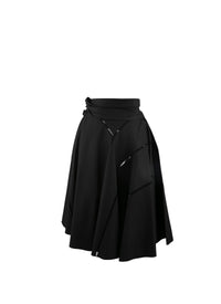 Jupe effet ceinture - Noir