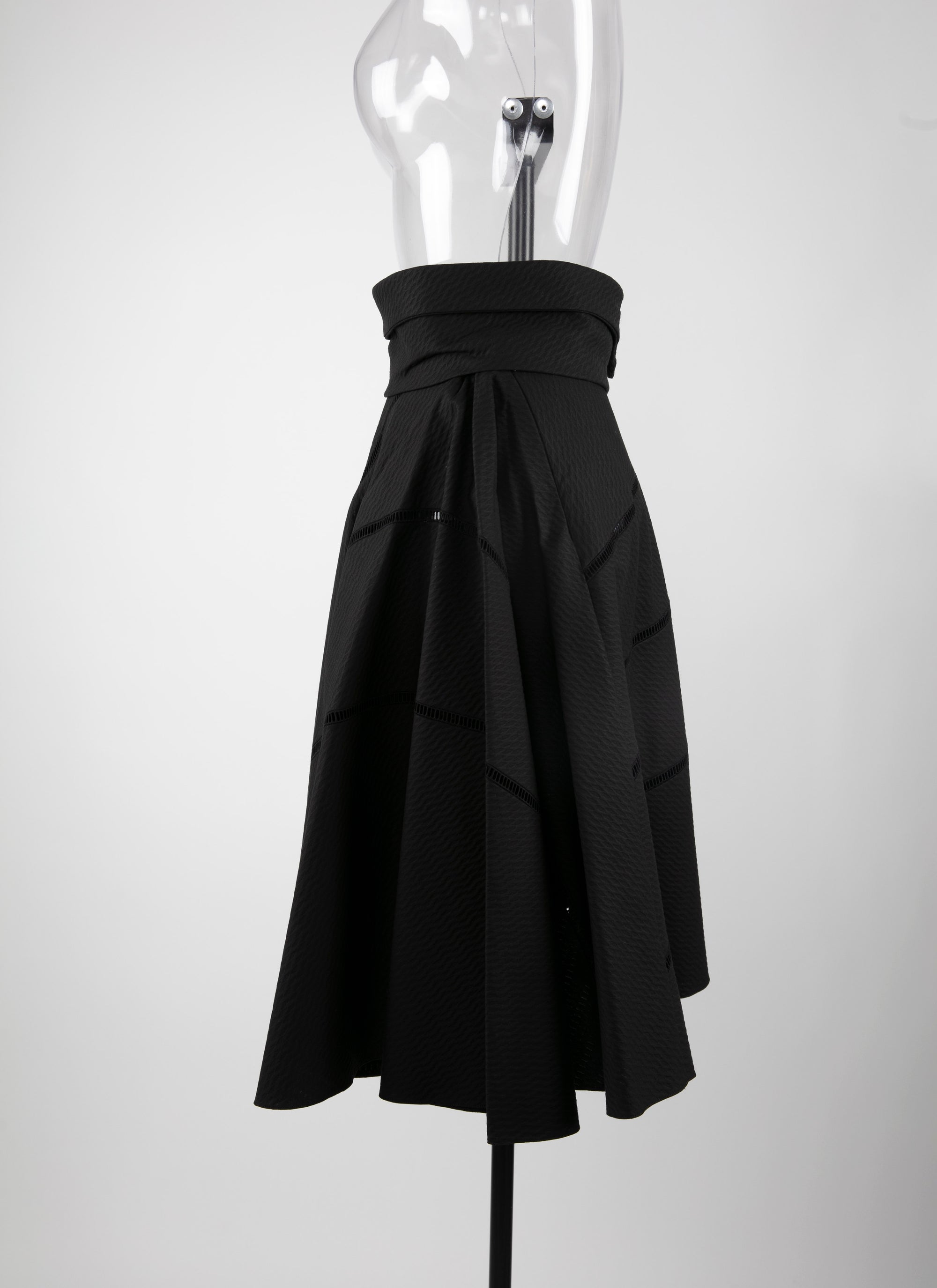 Jupe effet ceinture - Noir