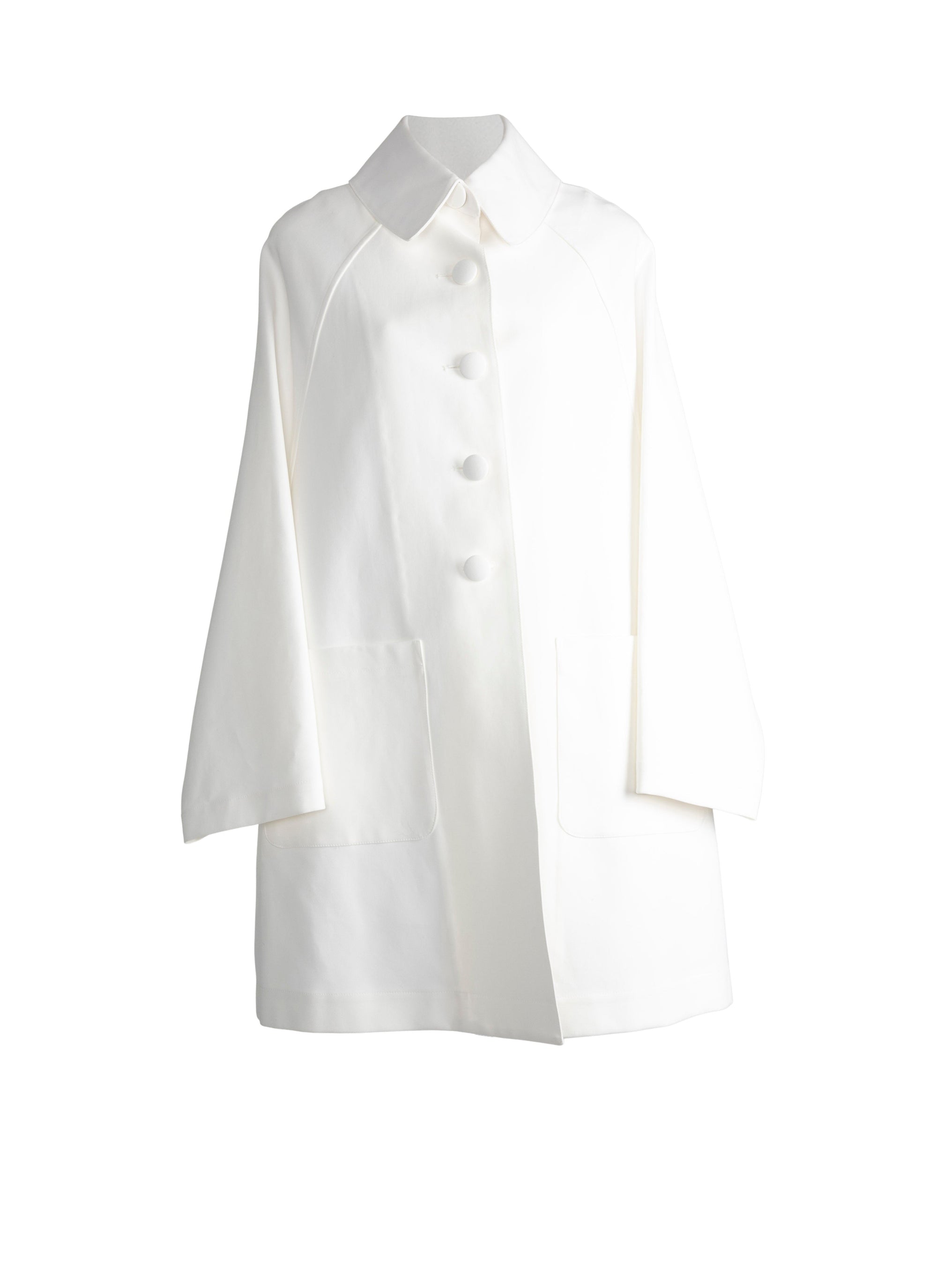 Oversize coat - Mother of Pearl White