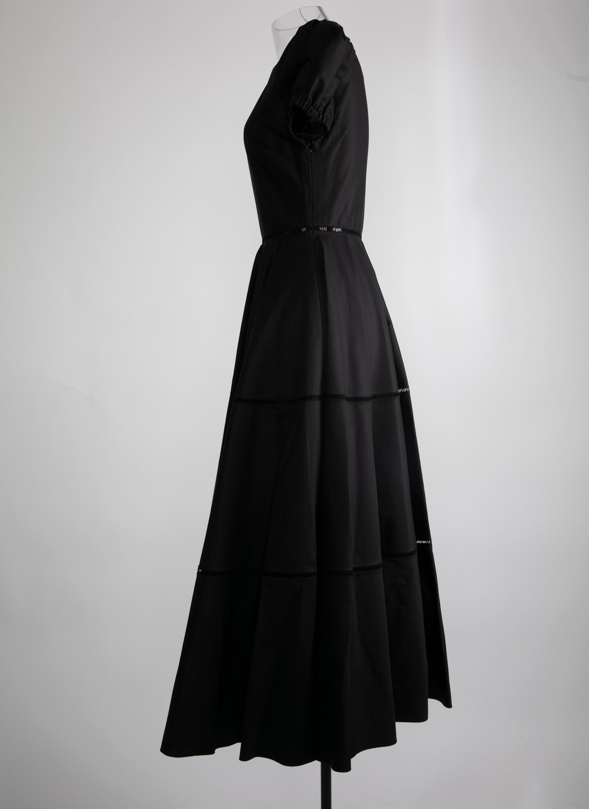 Robe à manches bouffantes - Noir