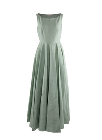 Sleeveless maxi dress - Celadon