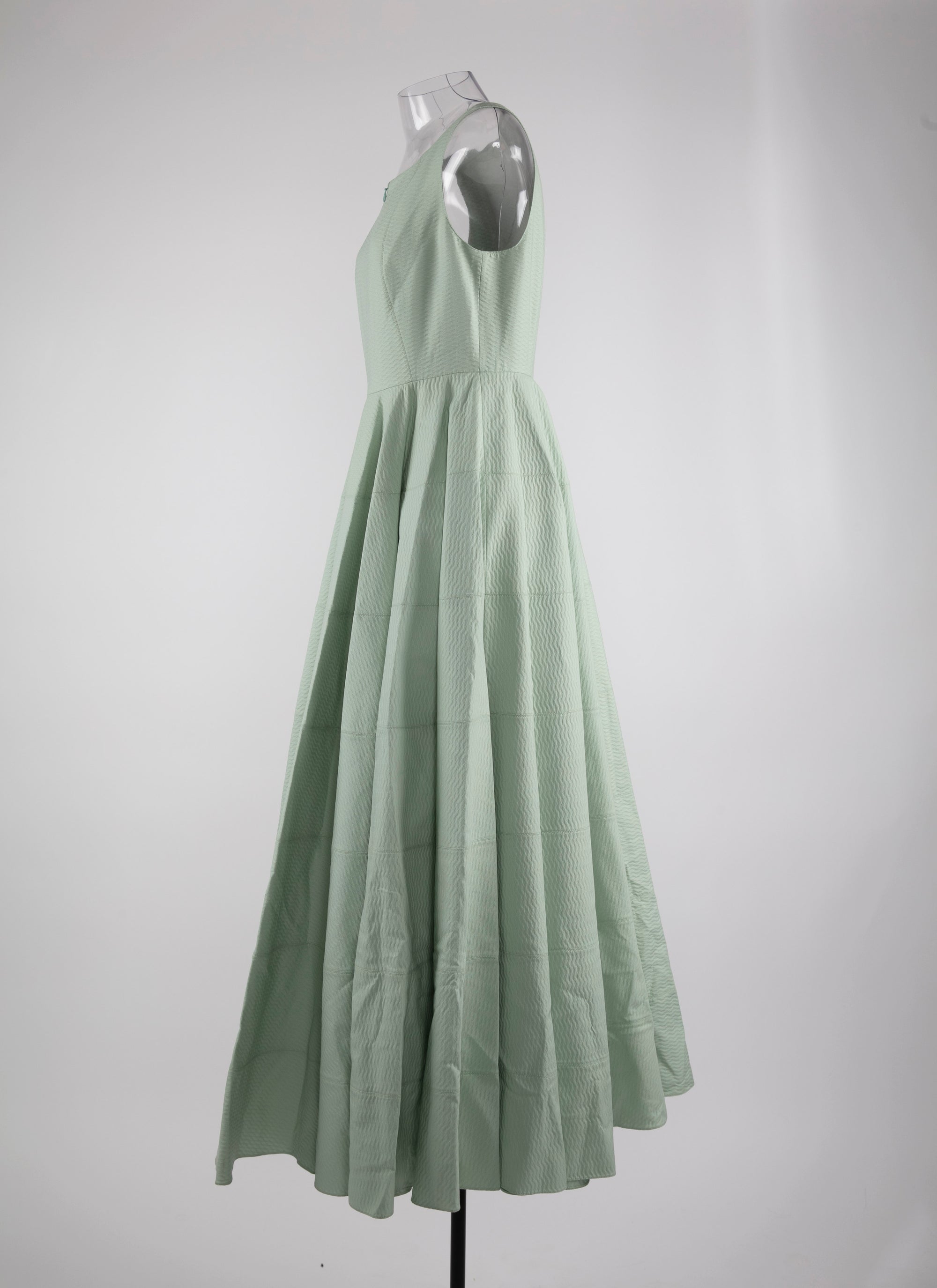 Sleeveless maxi dress - Celadon