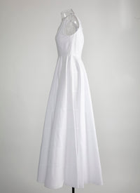 Robe longue sans manches - Blanc