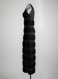 Robe à empiècements - Noir & Bleu