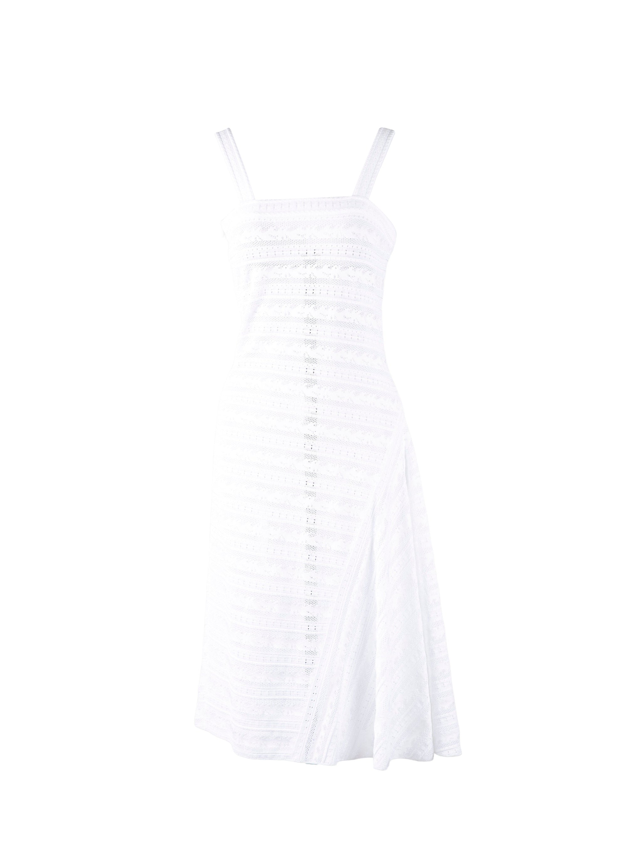 Psyche sleeveless dress - White