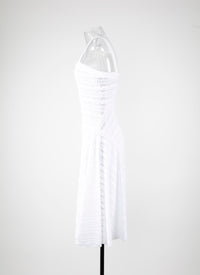 Psyche sleeveless dress - White