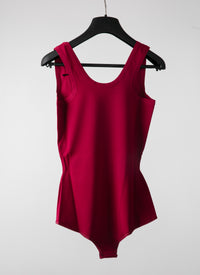 Body à bretelles - Magenta