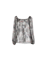 Silk floral blouse - Multicolour