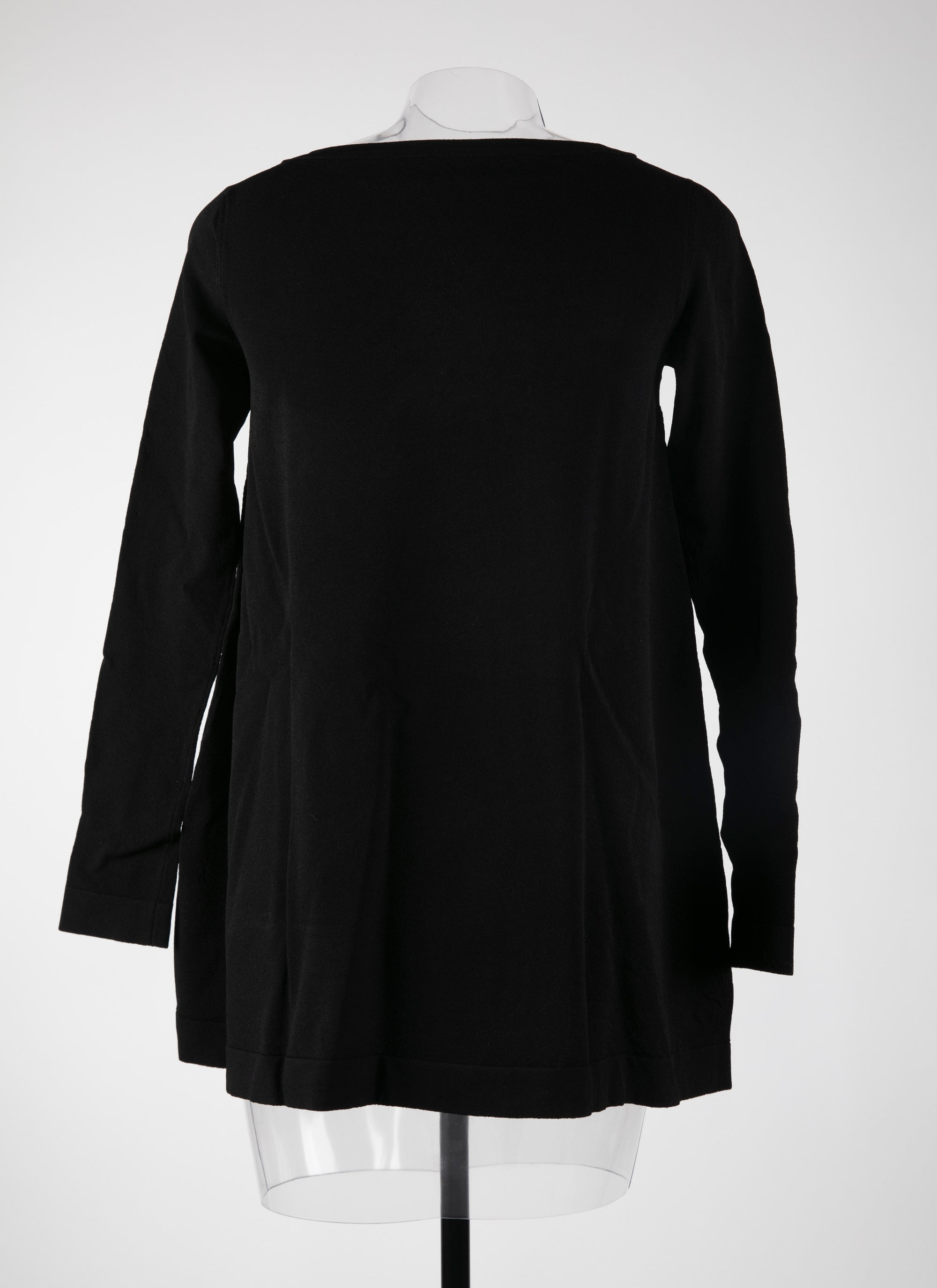 Pull à manches longues en maille - Noir Intense