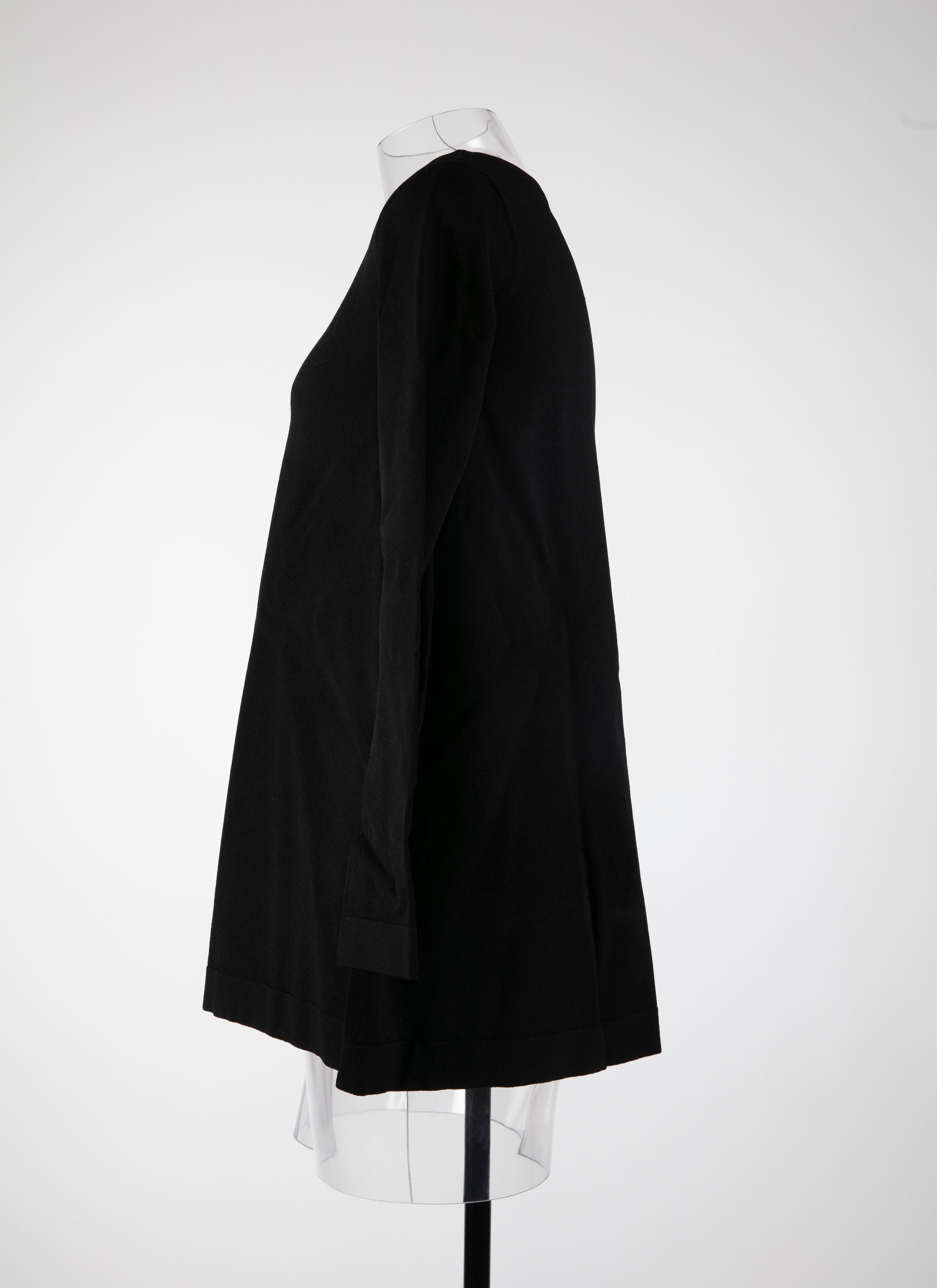Pull à manches longues en maille - Noir Intense