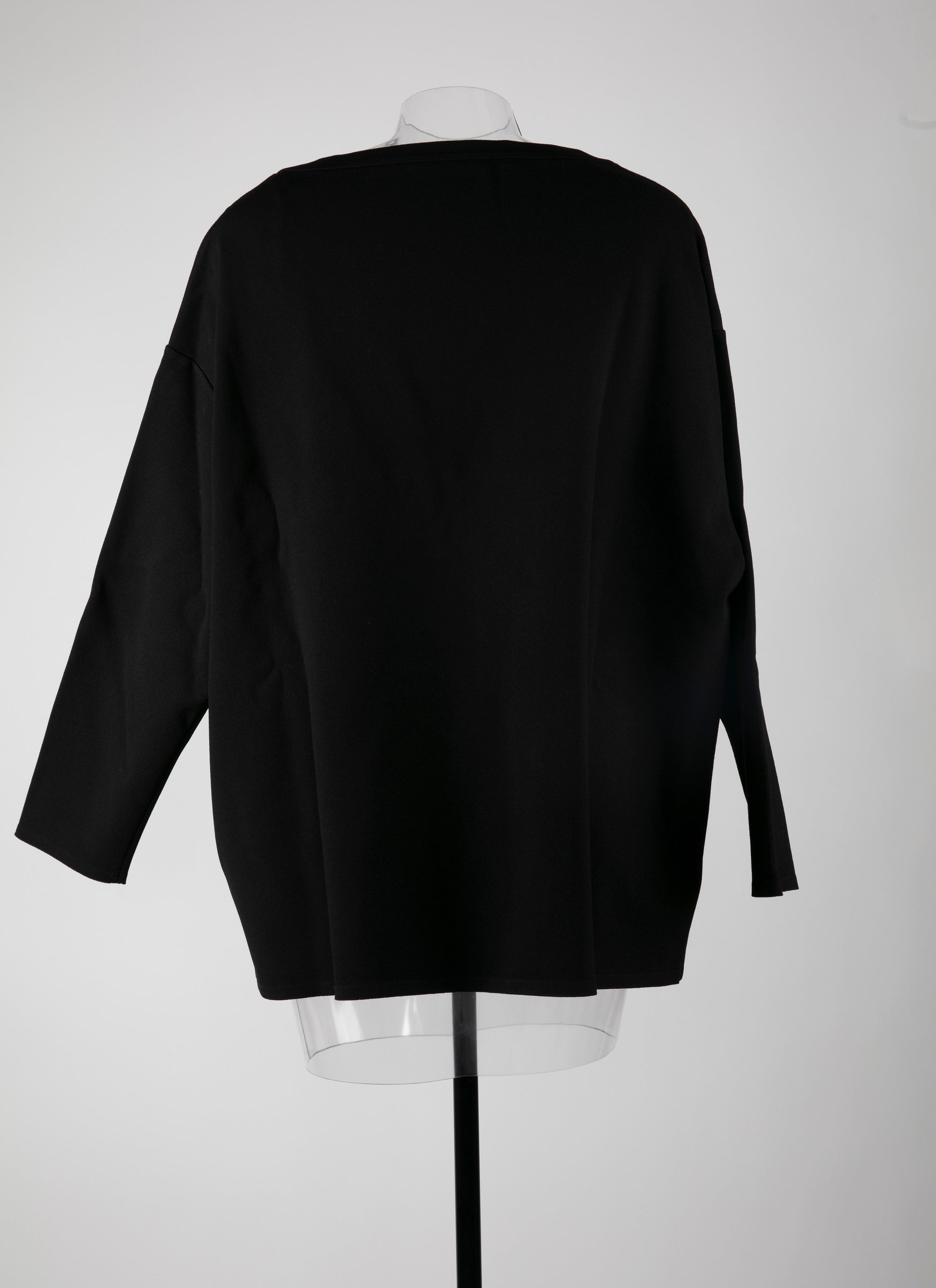 Adage Divide knitted long sleeve jumper - Black
