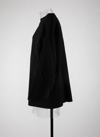 Adage Divide knitted long sleeve jumper - Black