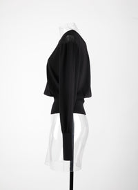 Iconic knitted long sleeve jumper - Black