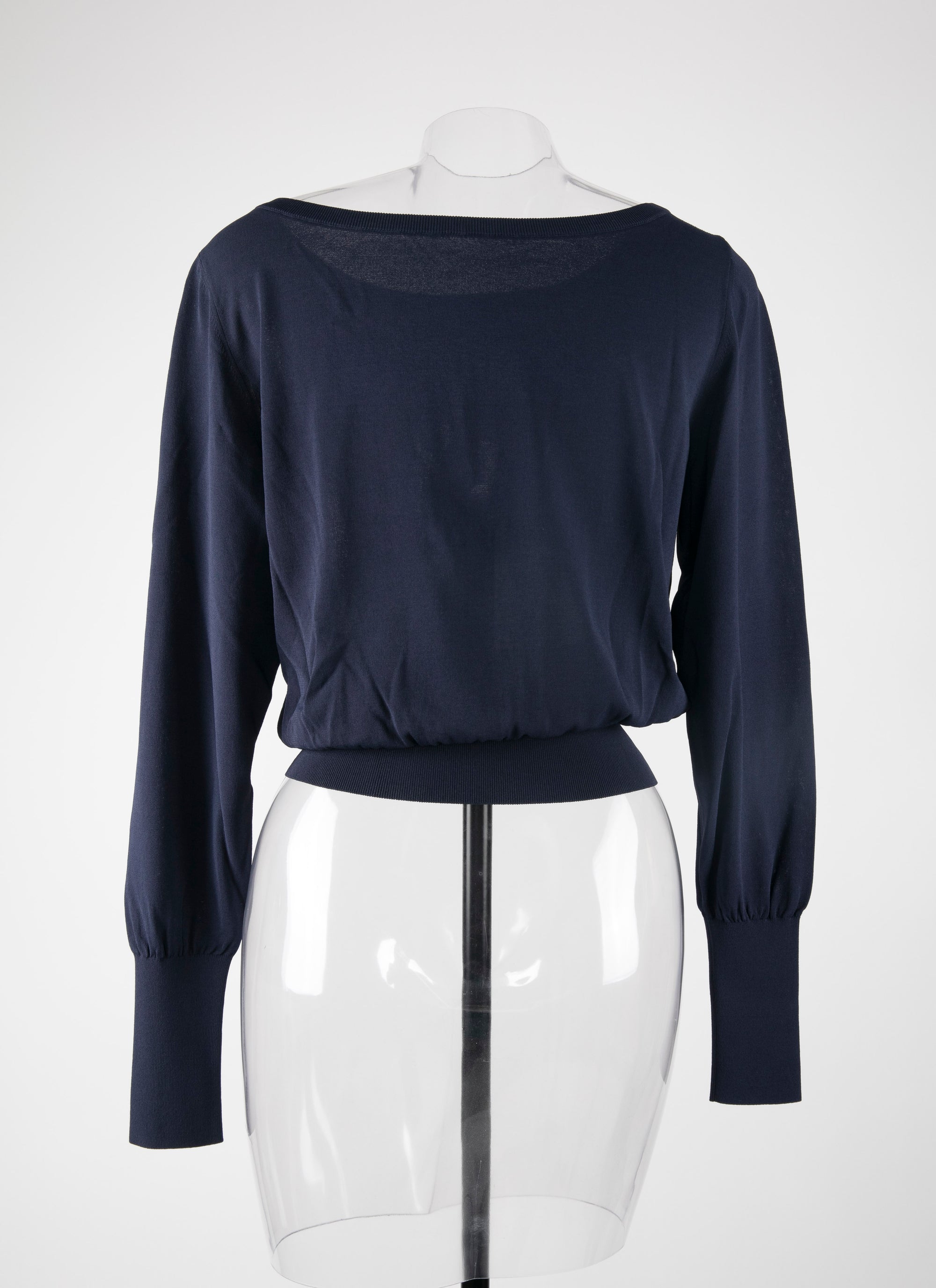 Pull à manches longues Iconique en maille - Nuit