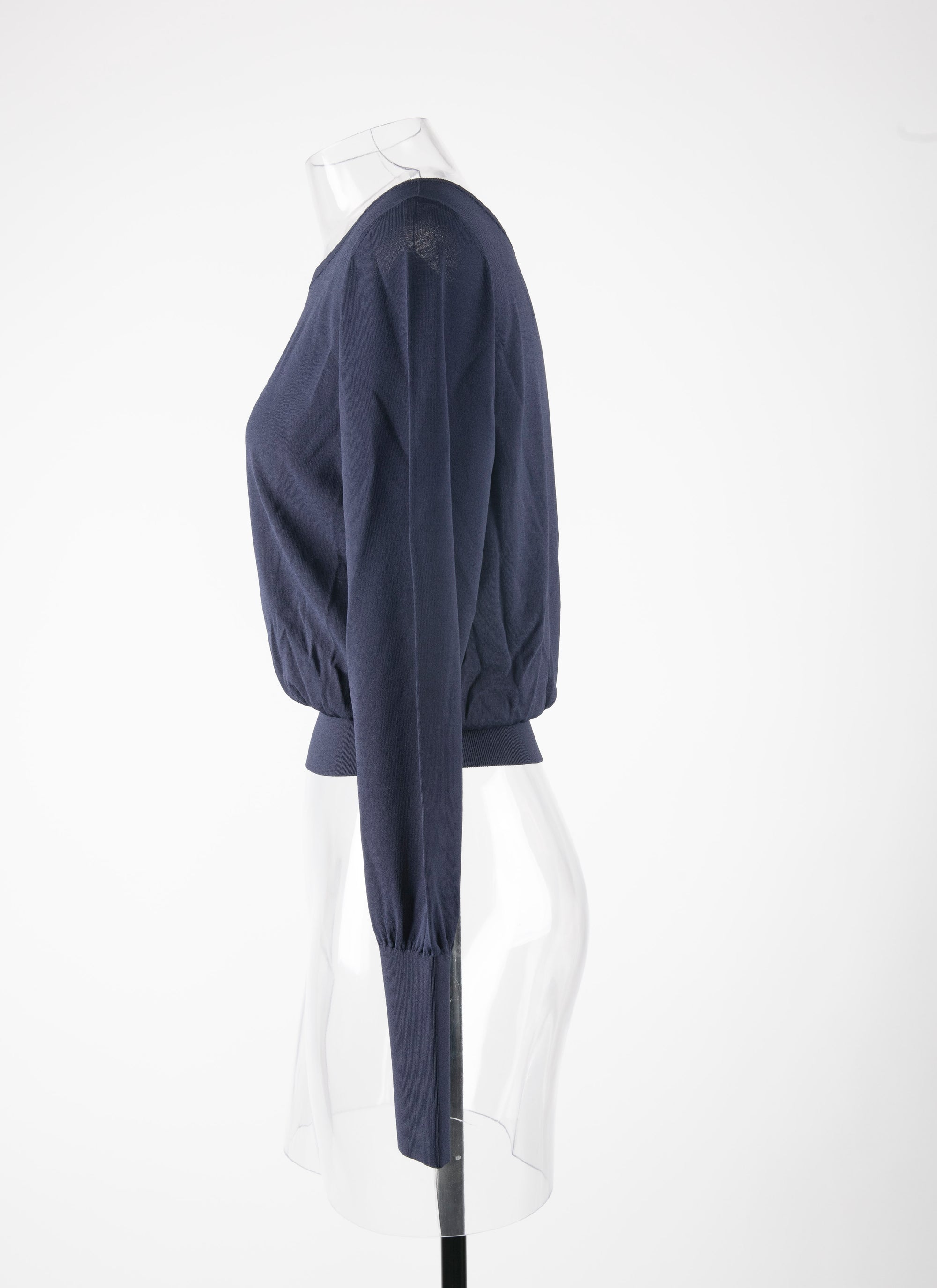 Pull à manches longues Iconique en maille - Nuit