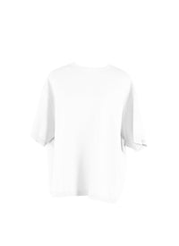 Knitted oversized jumper - White