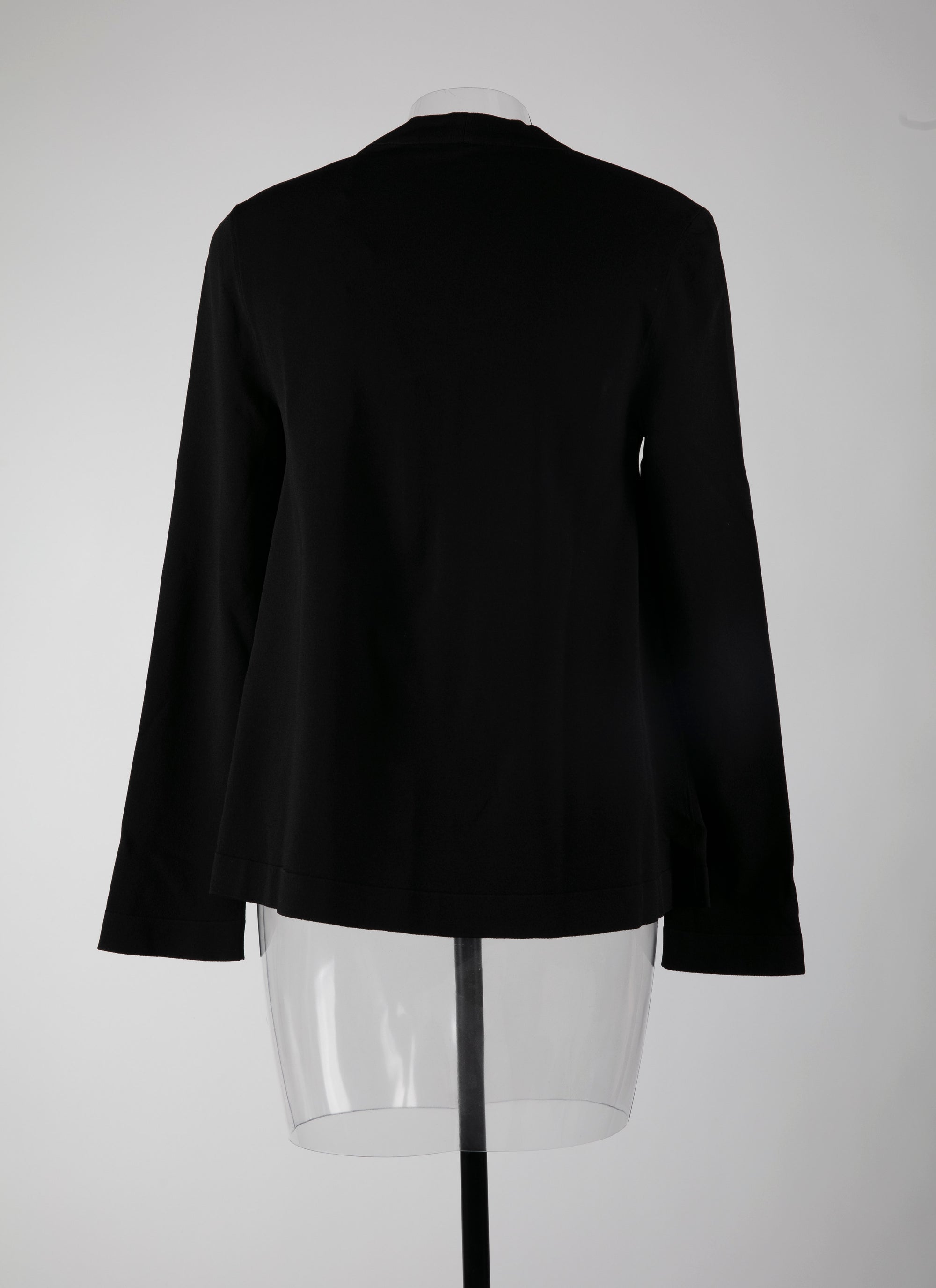 Cardigan à manches longues en maille - Noir